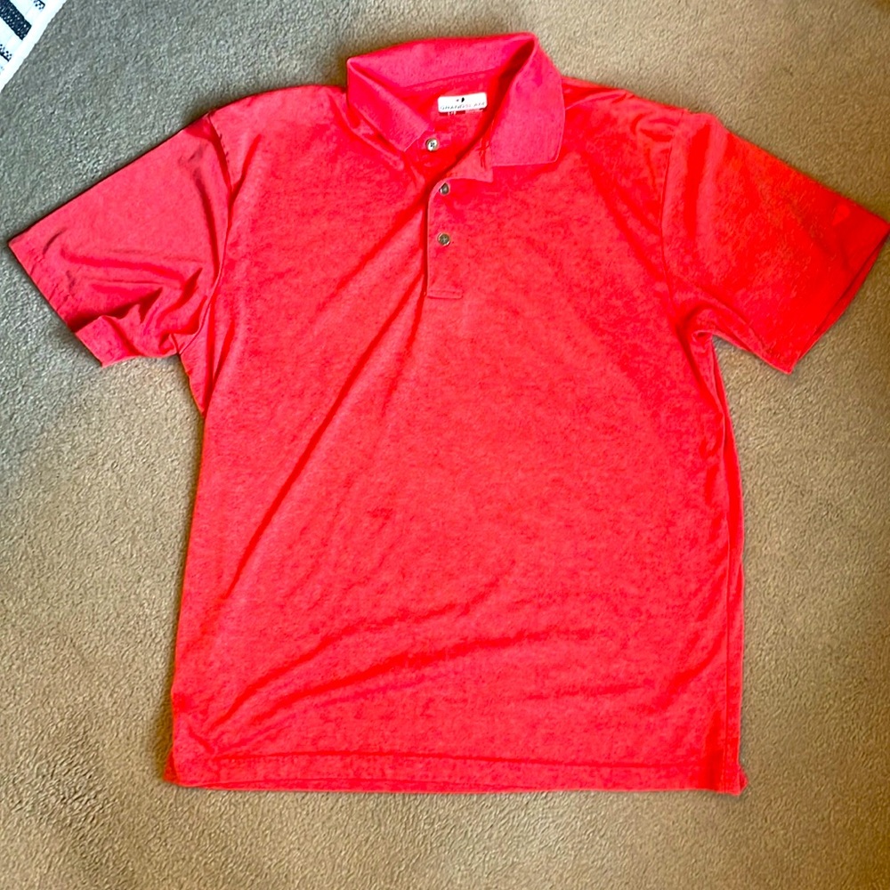 Grand Slam Salmon colored Golf Polo